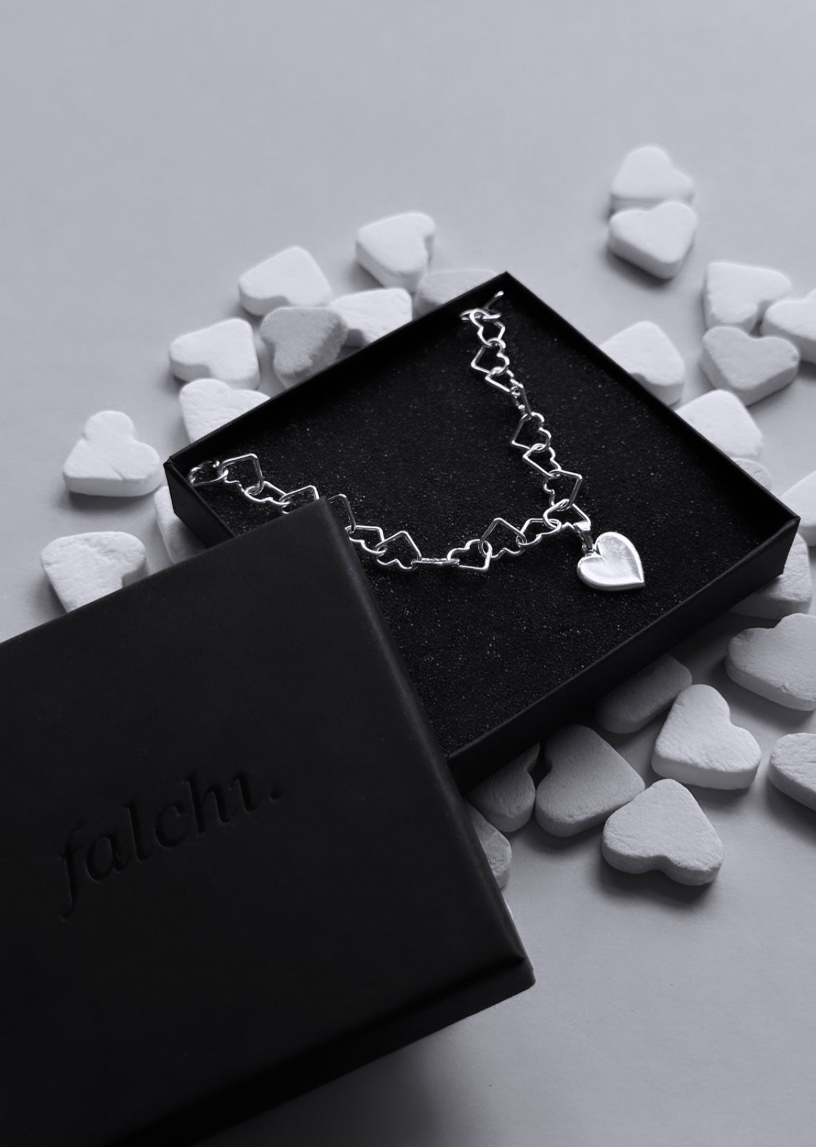 Heart Necklace Silver