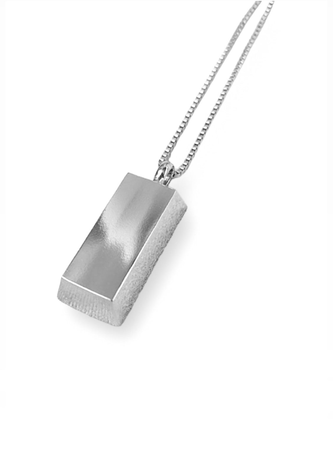 Silver Bar Necklace