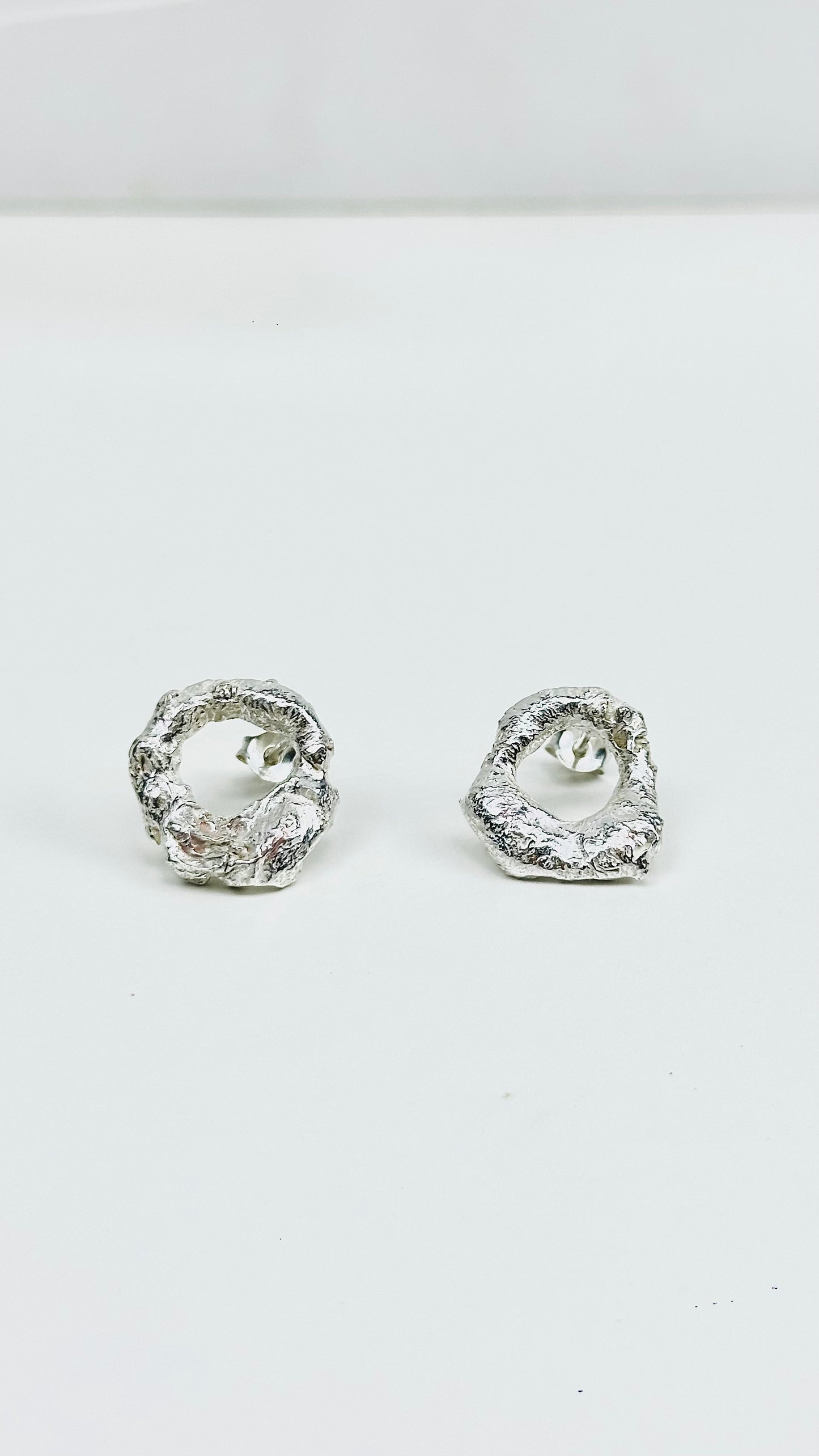 Coral Earrings Silver
