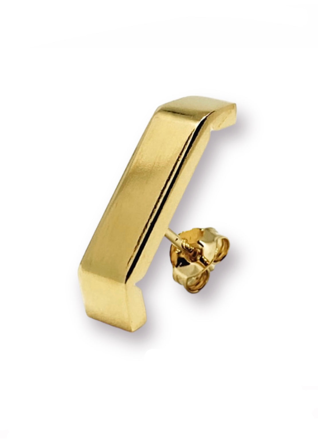 Gold Bar Earring