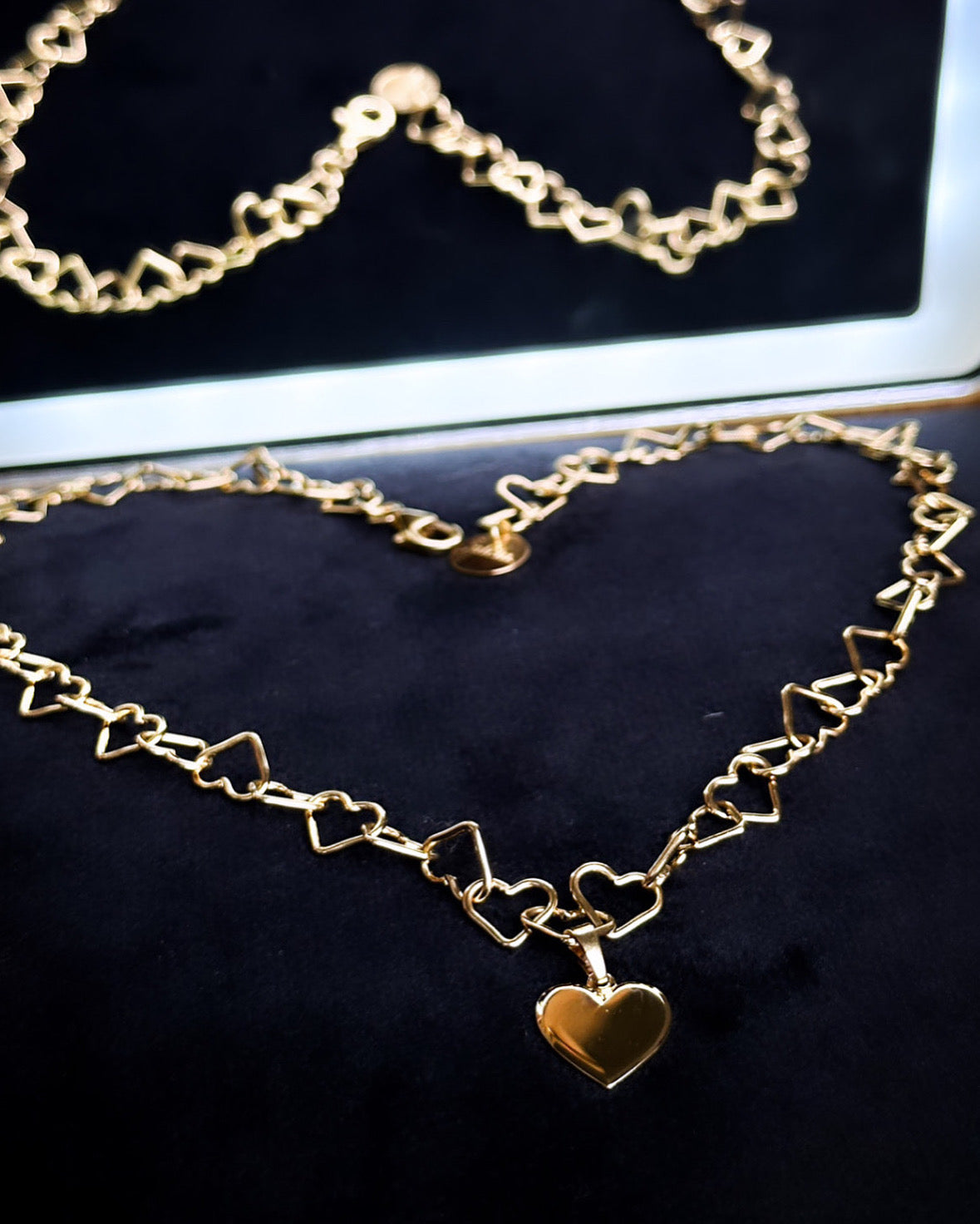 Heart Necklace Gold