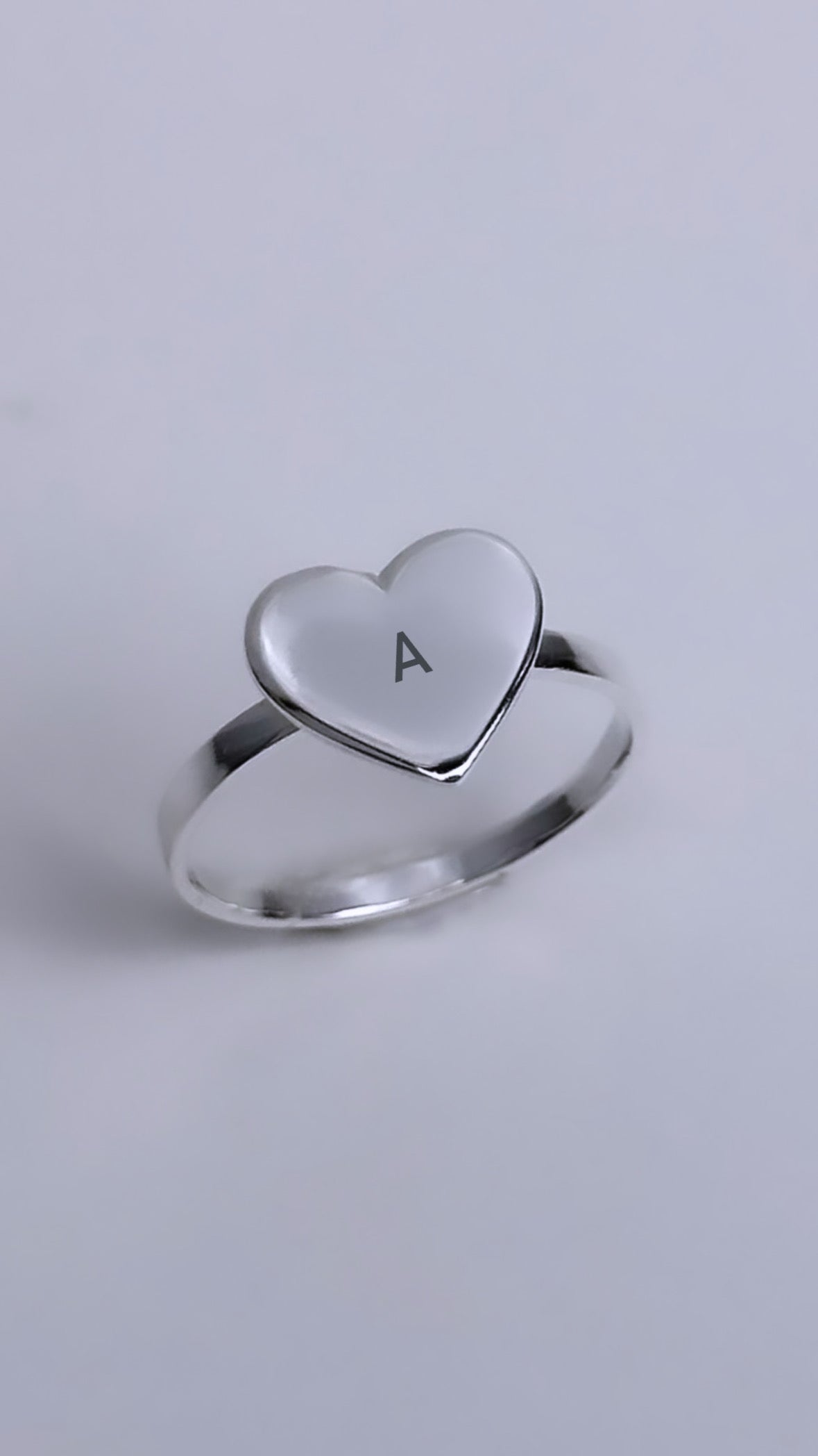 Heart Ring Silver