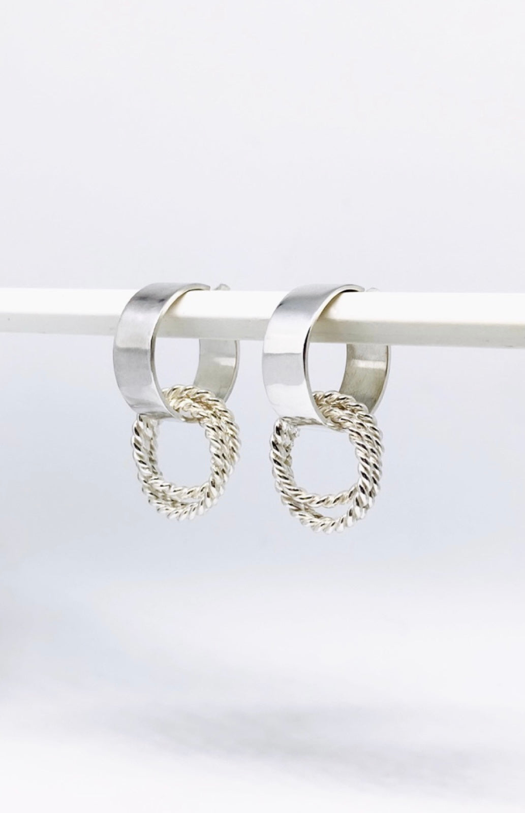 Hulahoop Earrings with rings