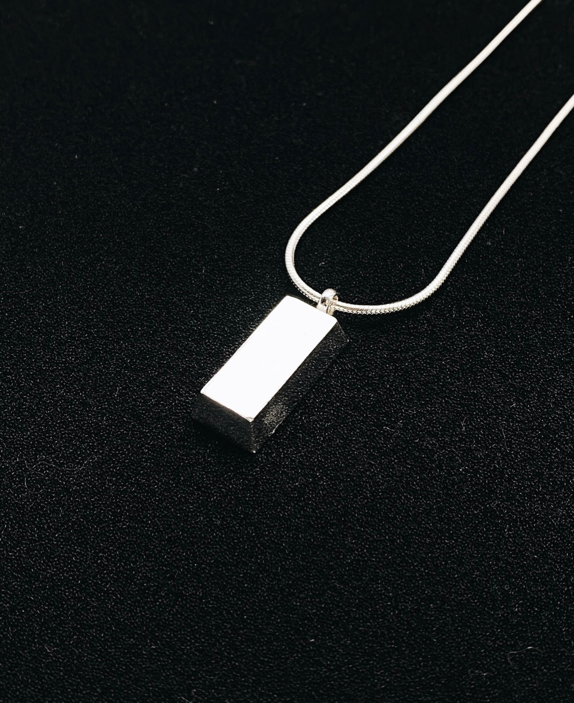 Silver Bar Necklace