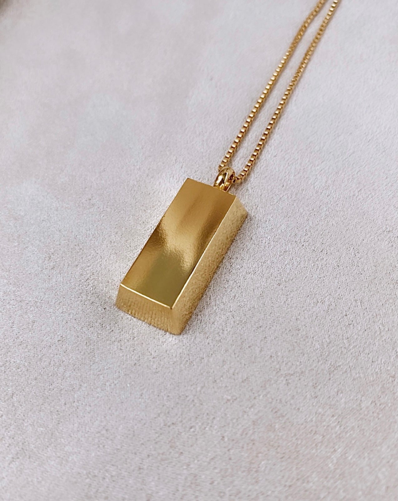 Gold Bar Necklace