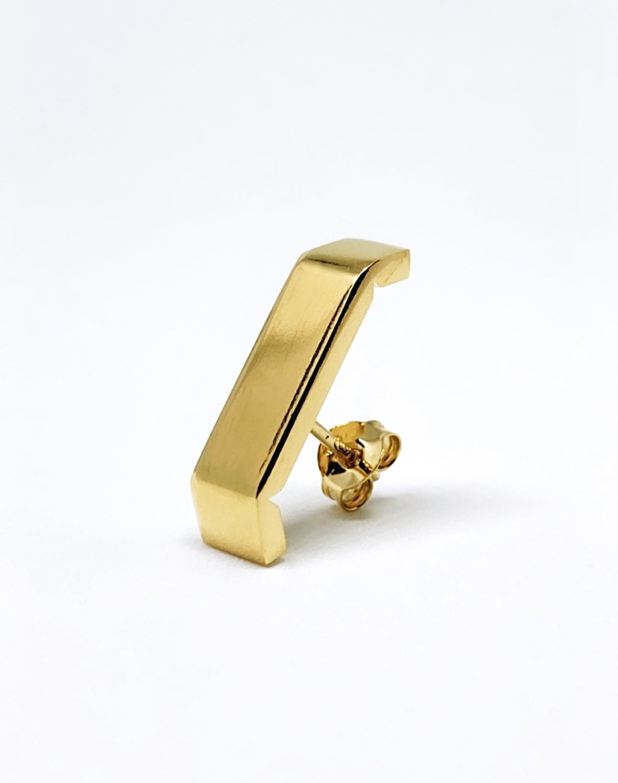 Gold Bar Earring