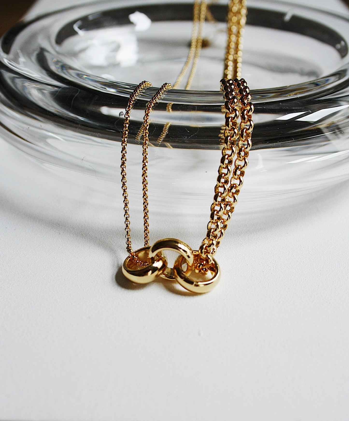 Diabolo Necklace Gold