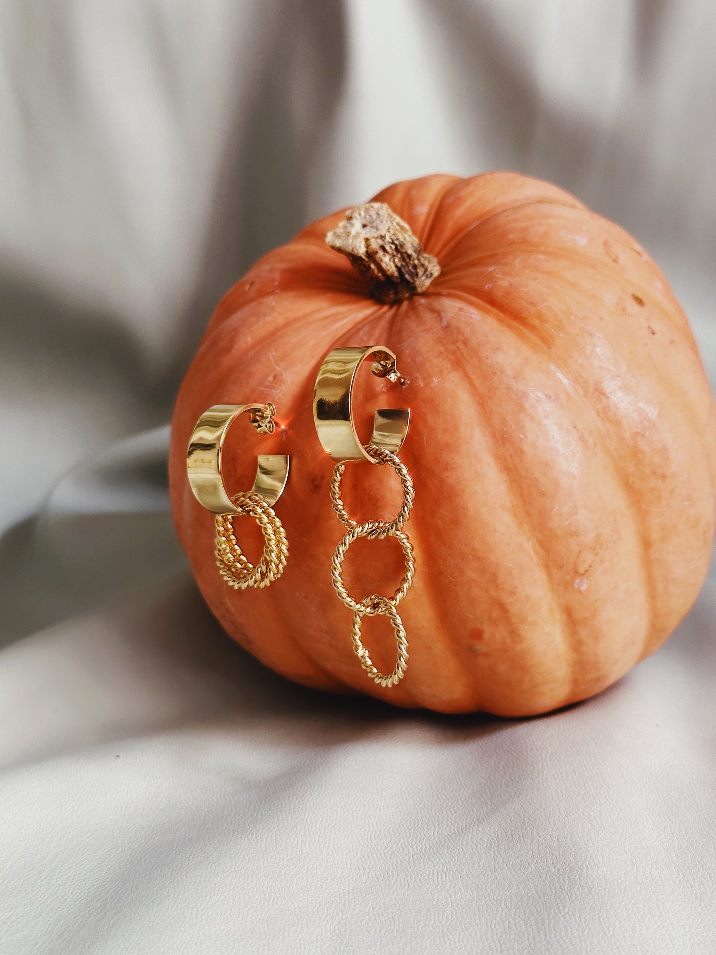 Hulahoop Earrings with rings