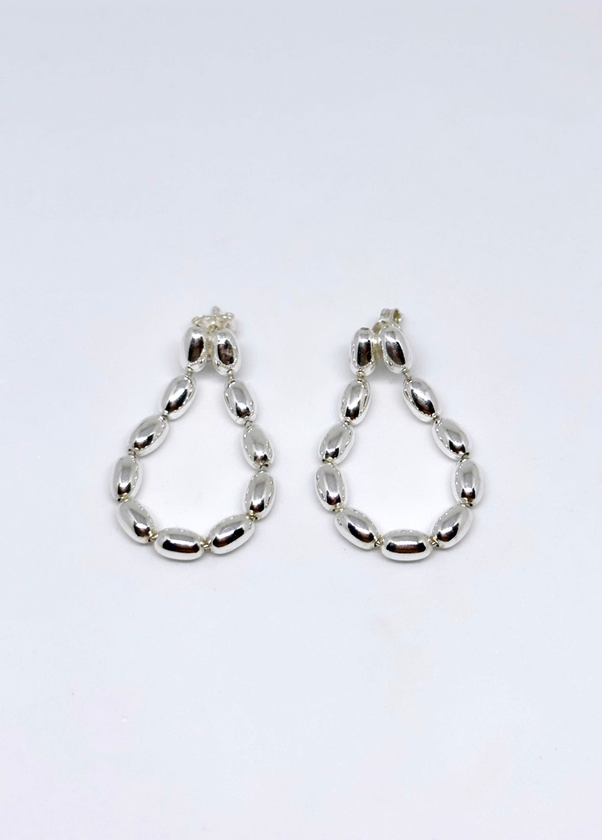 Olive Drop Earrings S Silver