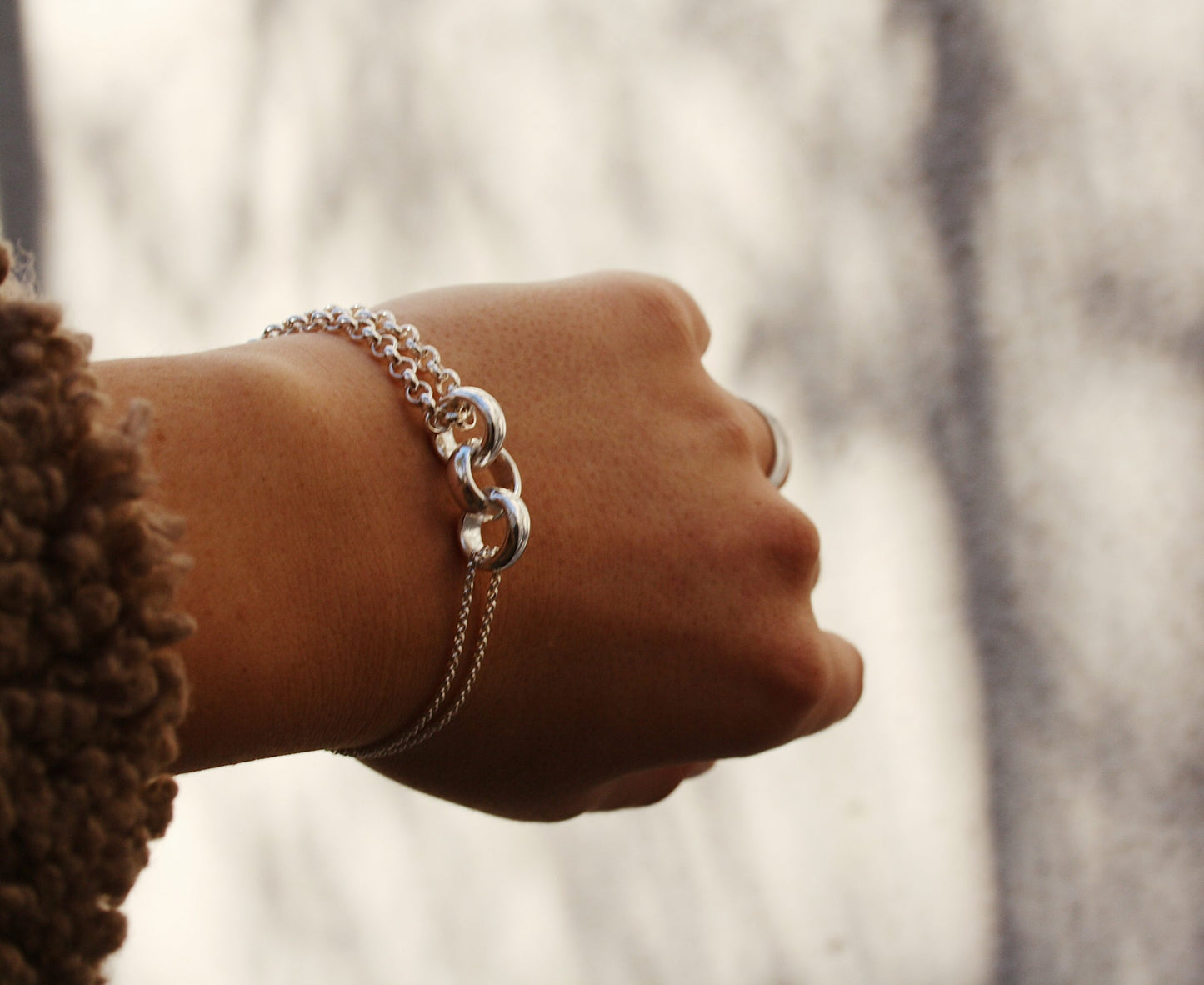 Diabolo Bracelet Silver