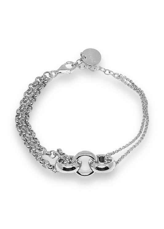 Diabolo Bracelet Silver