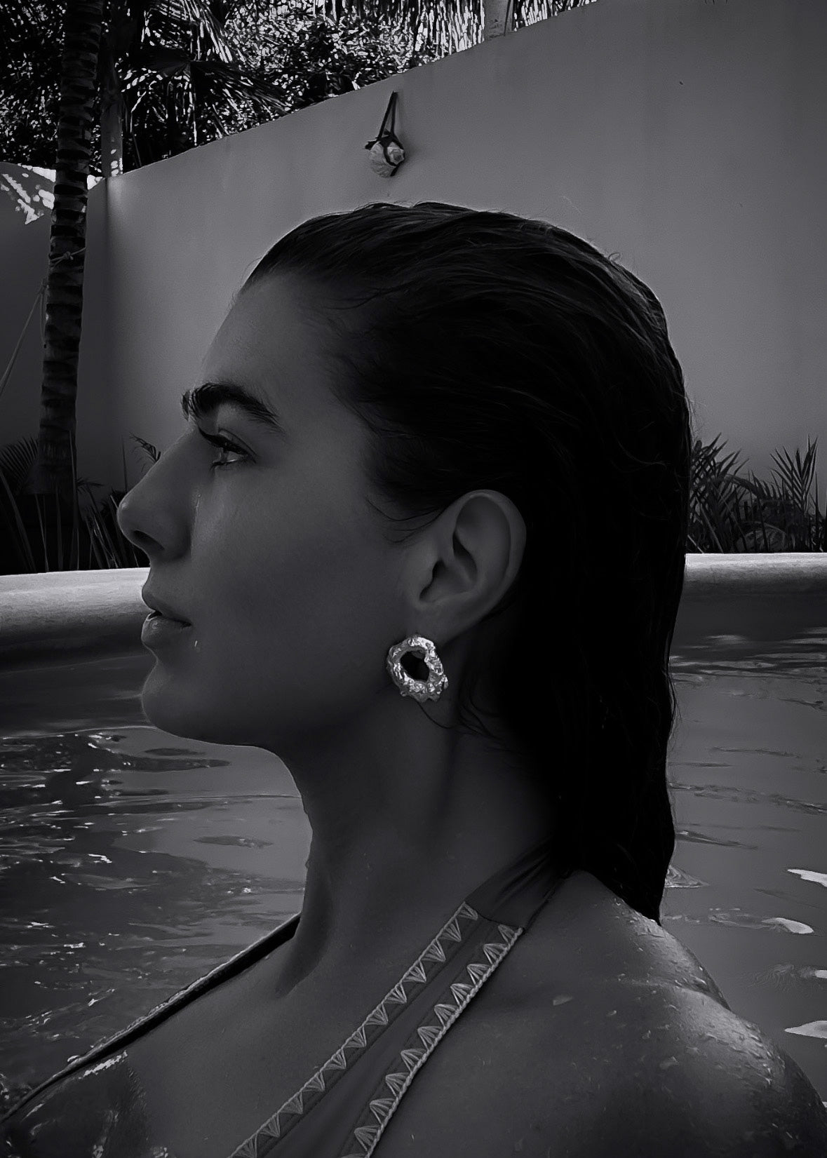 Coral Earrings Silver