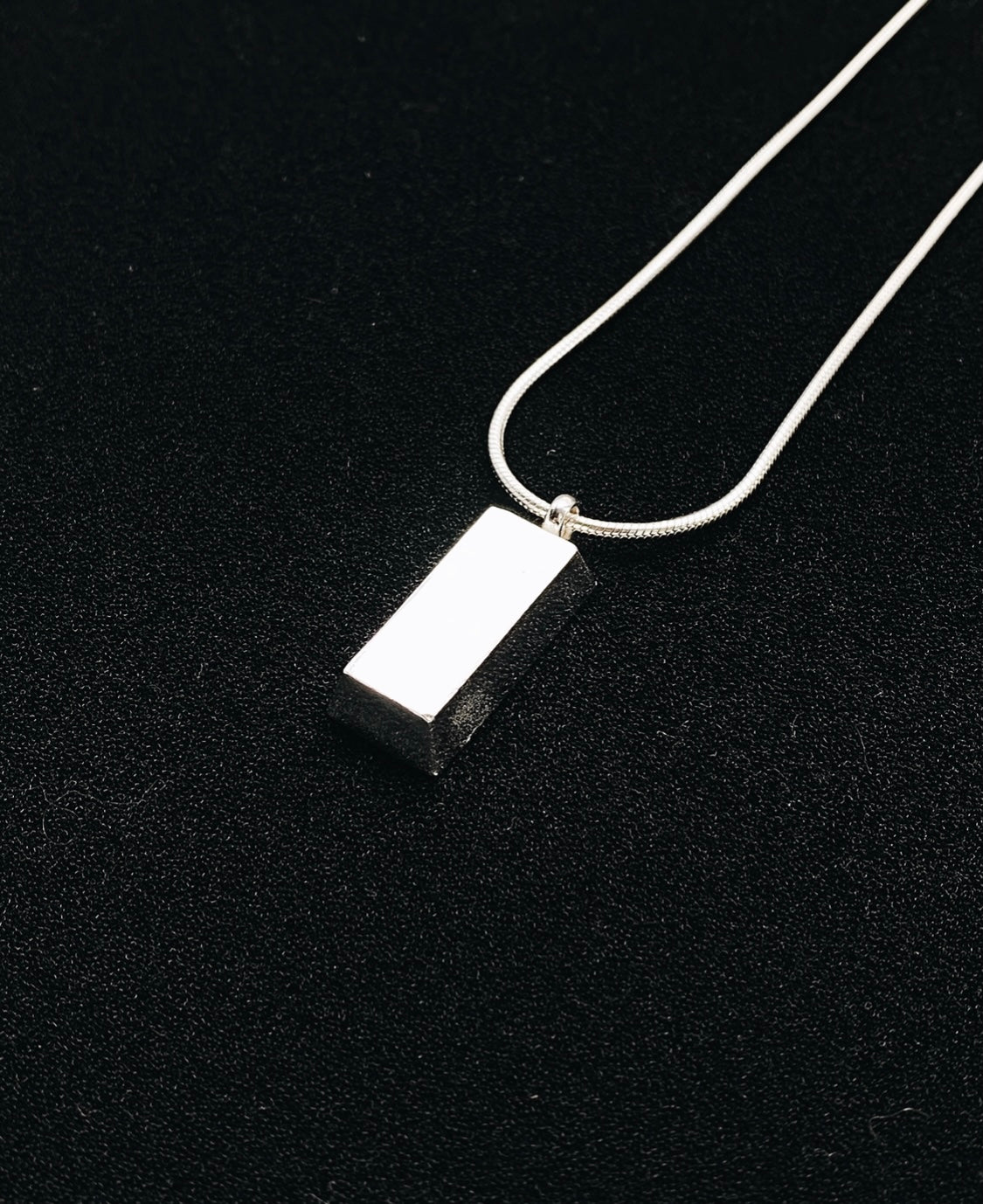 The Silver Bar Necklace