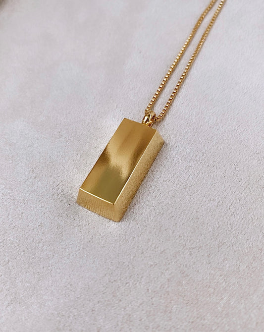 The Gold Bar Necklace